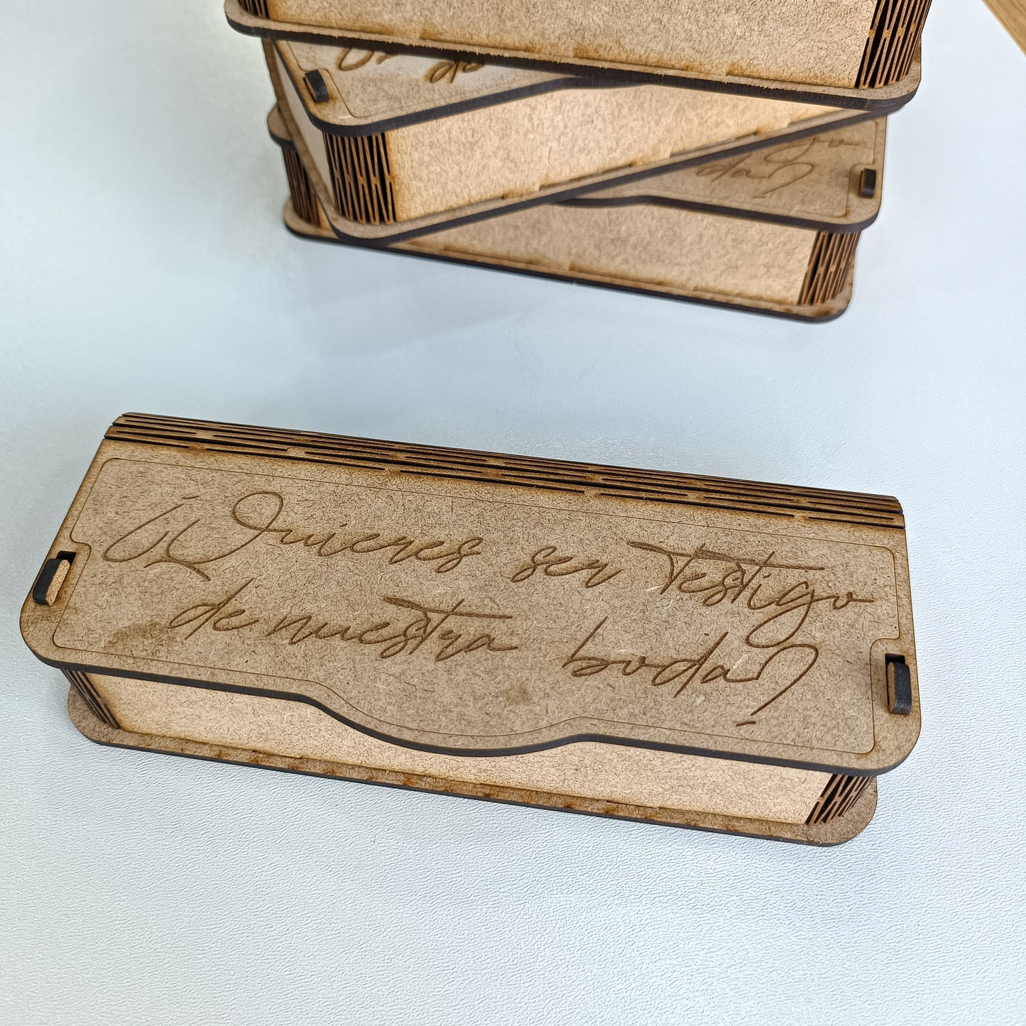 Regalo para testigos de boda - Caja con bolígrafo