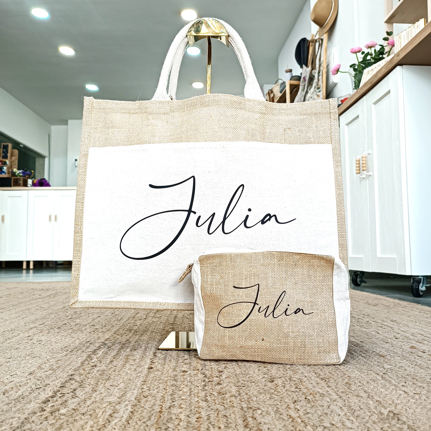 Bolsa yute y algodón