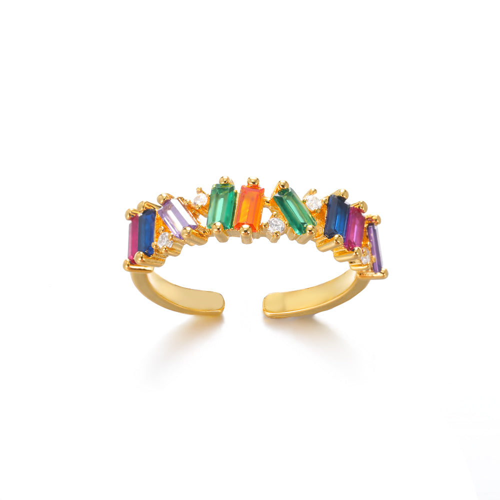 Anillo colorines conjunto con árbol