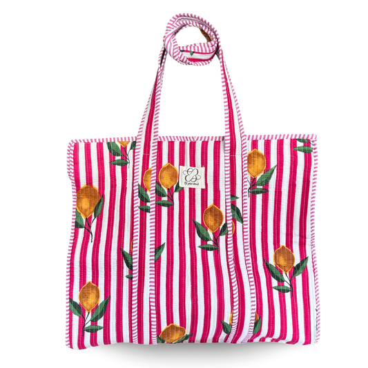 Bolsa algodón limones