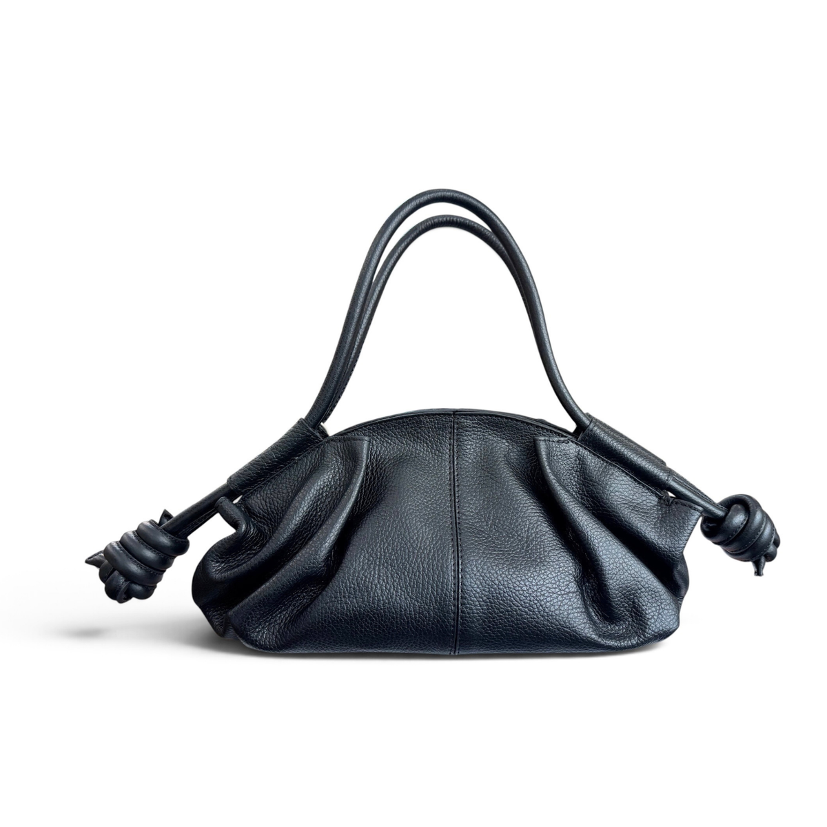 Bolso piel nudos