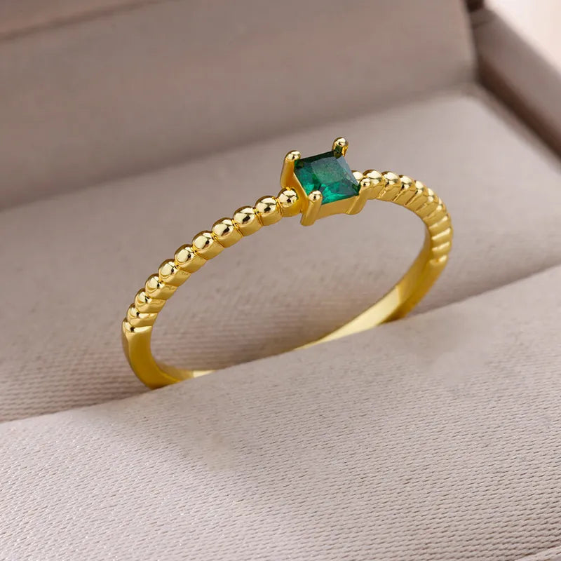 ANILLO MINI ESMERALDA