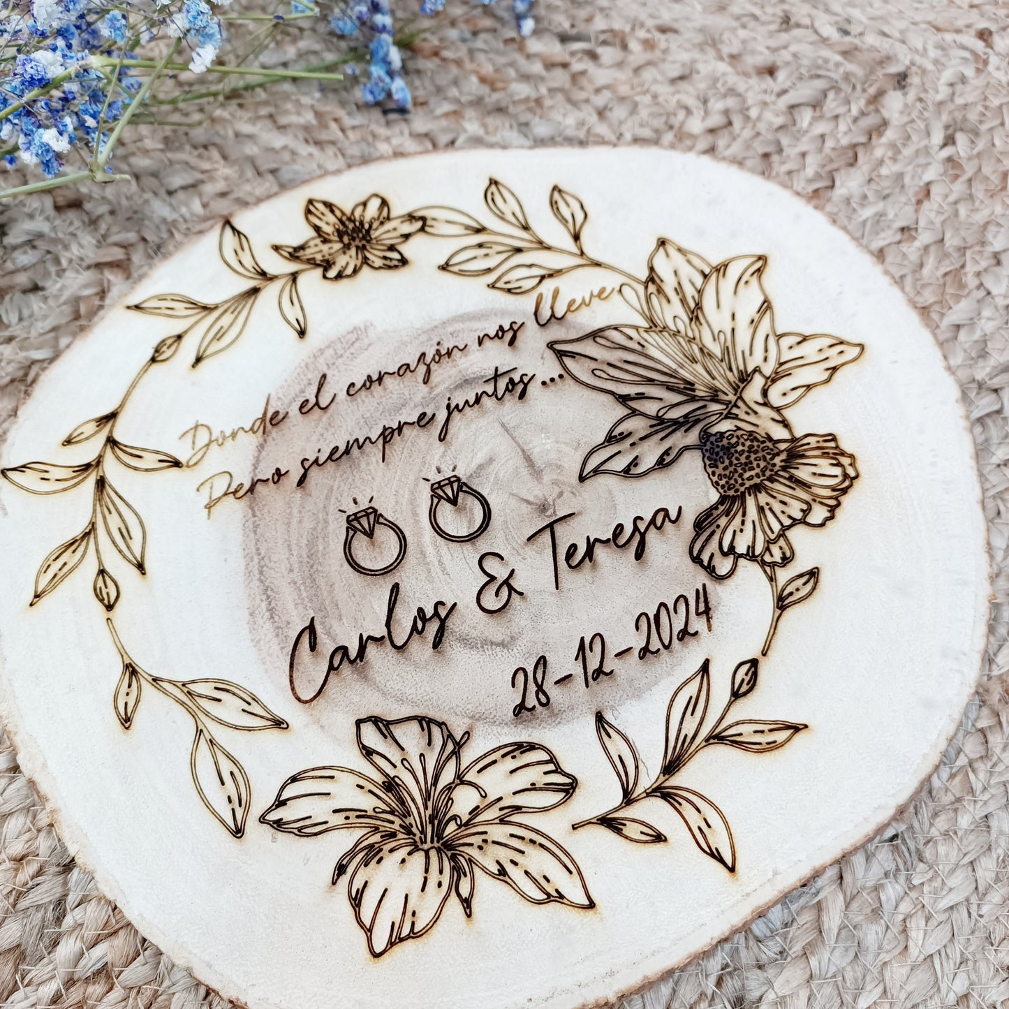 Porta Alianzas de madera