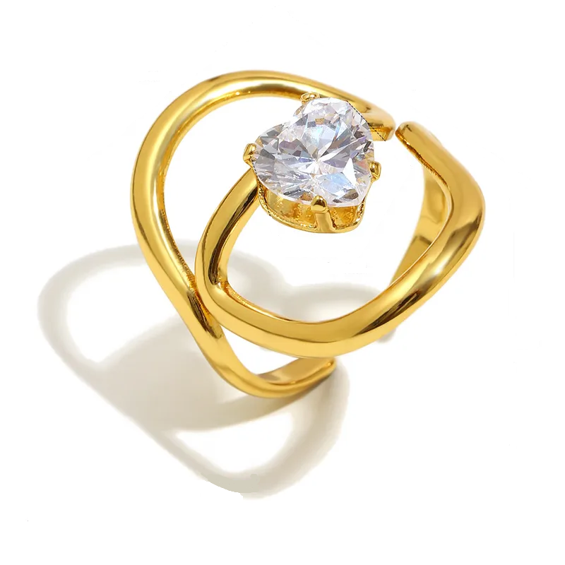 ANILLO CUORE CRISTAL