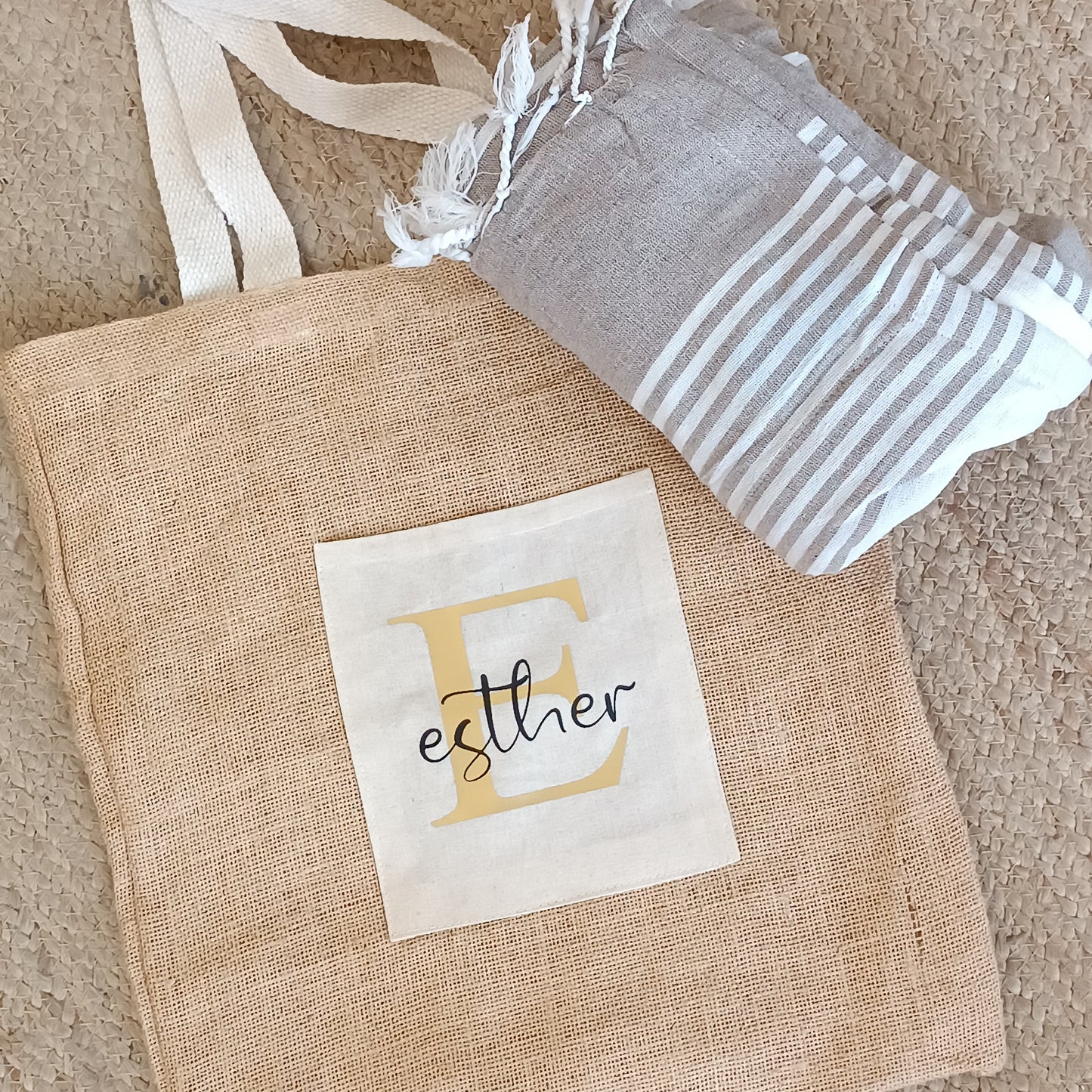 Conjunto bolsa + toalla + neceser