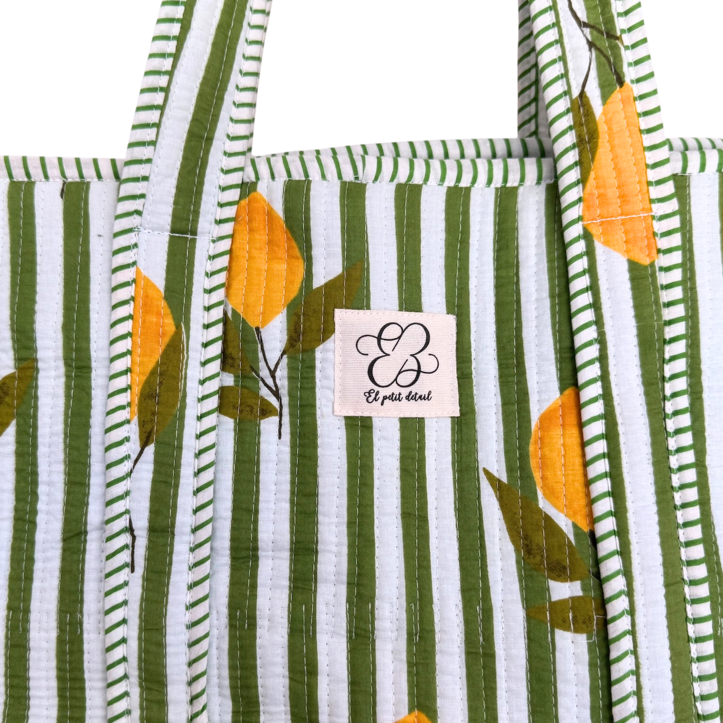 Bolsa algodón limones