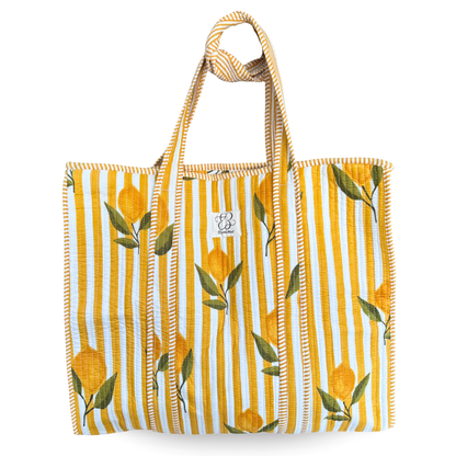 Bolsa algodón limones
