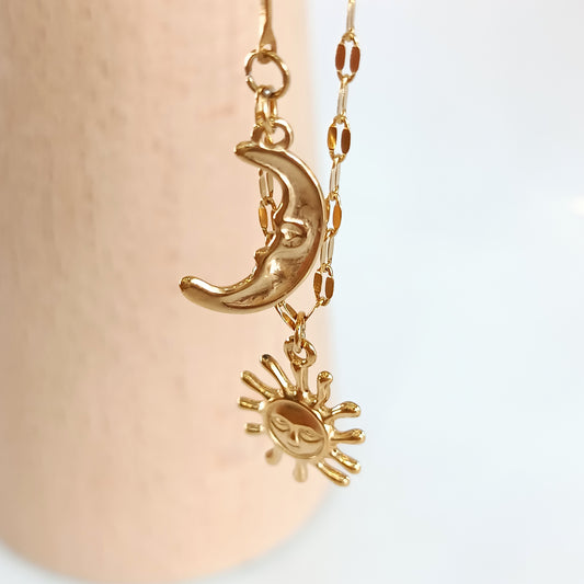 Collar Luna y Sol