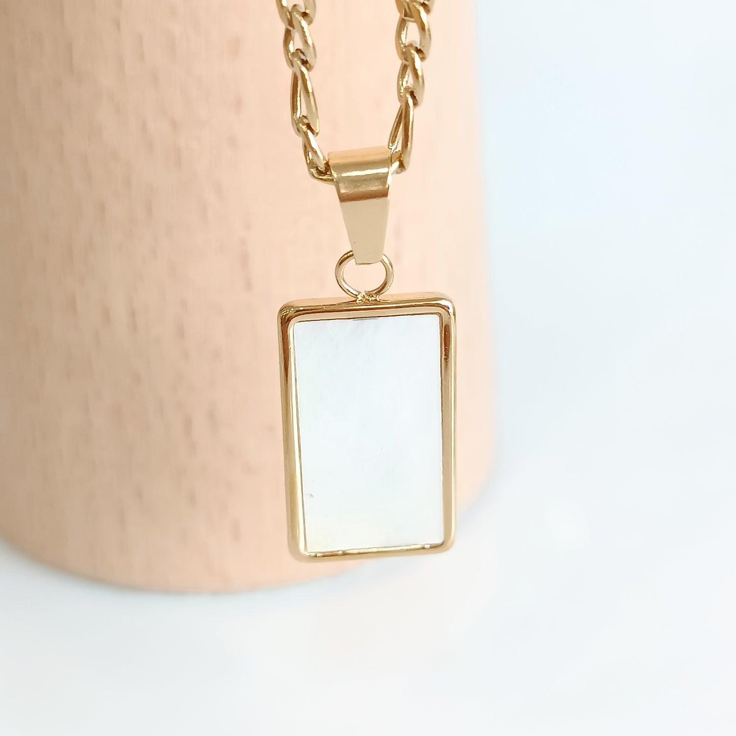 Collar Espejo con nácar