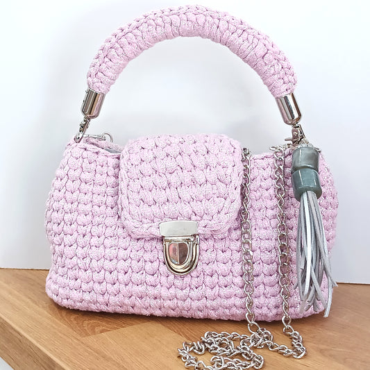 Bolso de Trapillo color Lila