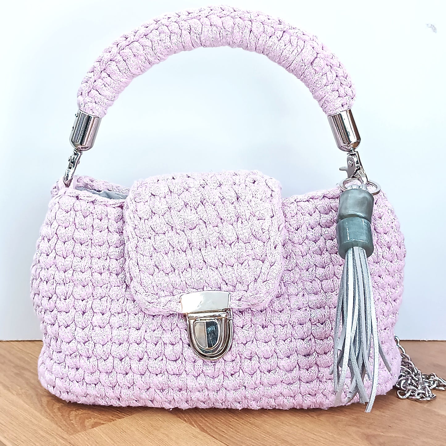 Bolso de Trapillo color Lila