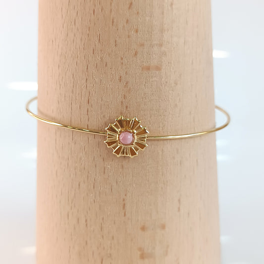 Pulsera Flor rosa