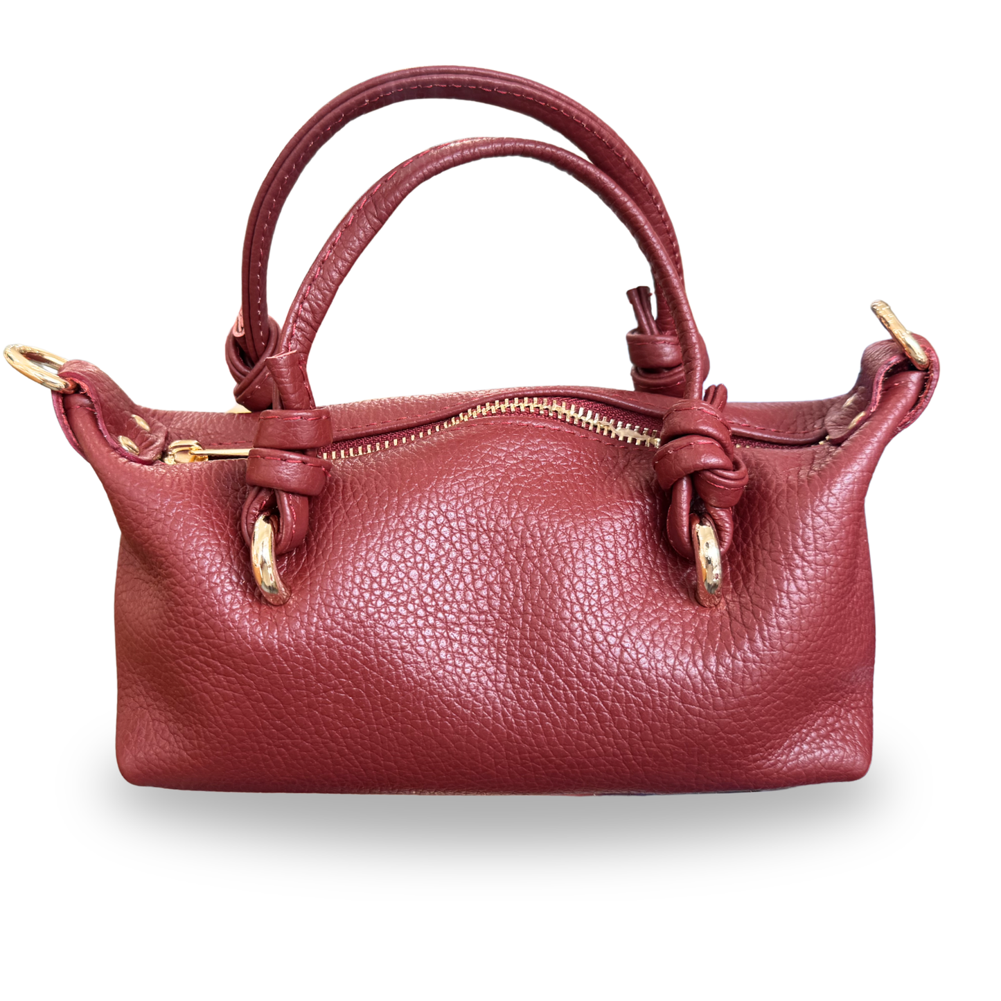 Bolso de piel mini teckel