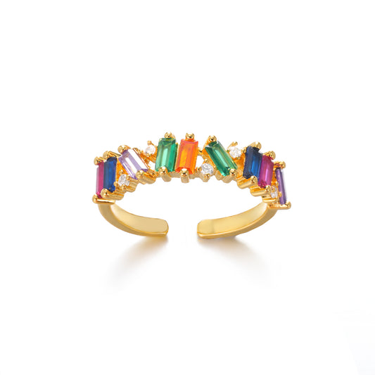 Anillo colorines conjunto con árbol