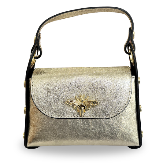 Bolso de piel petit abeille