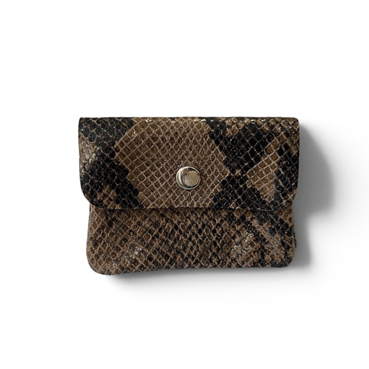 Monedero piel serpiente