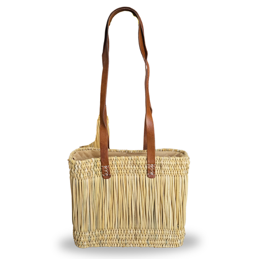 Cesta juncos natural