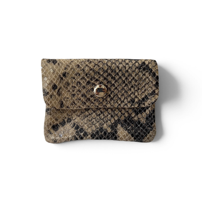 Monedero piel serpiente