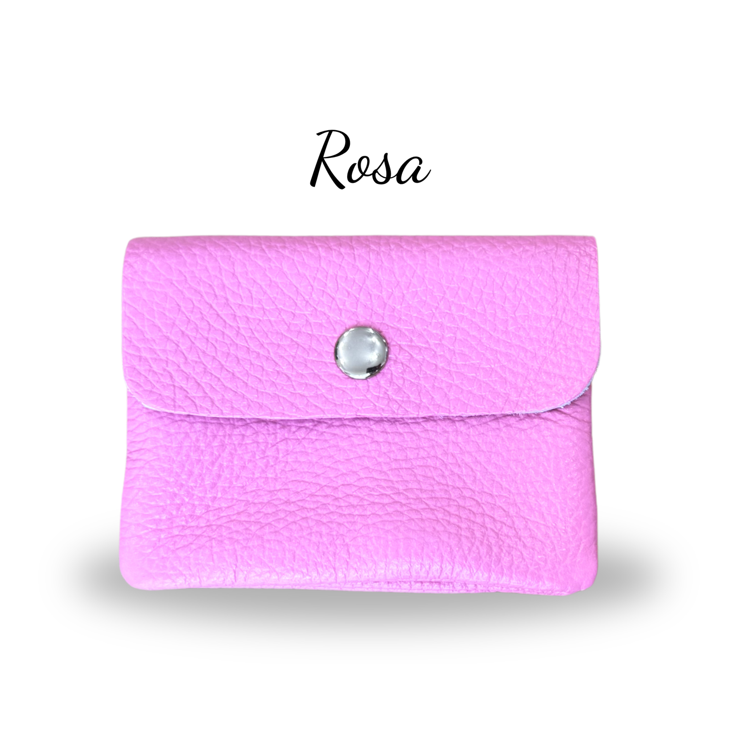 Porta-moedas em pele