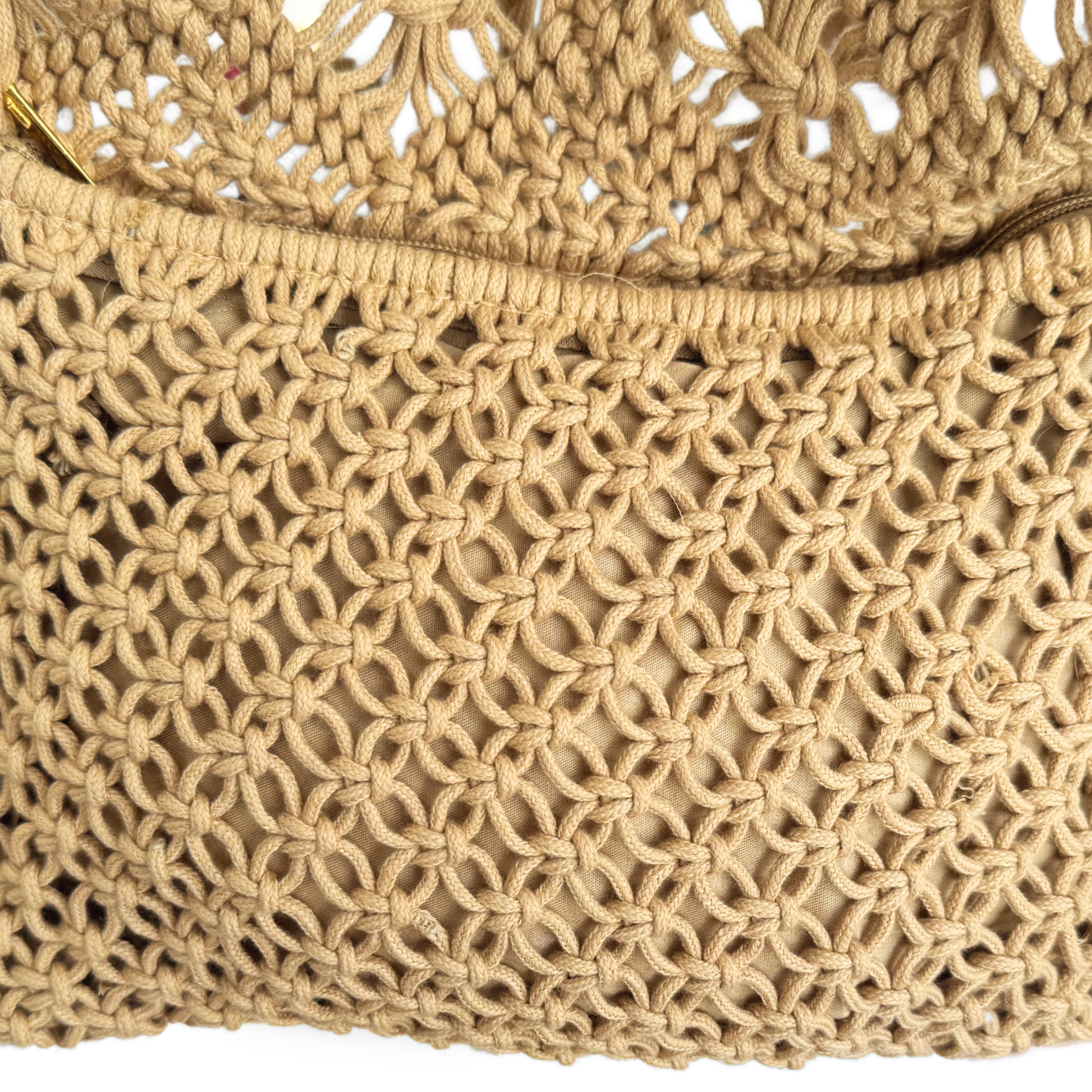 Bolso macramé
