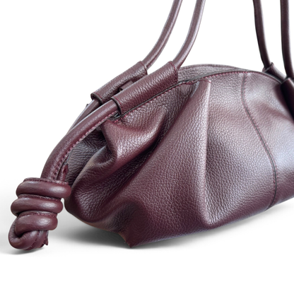 Bolso piel nudos