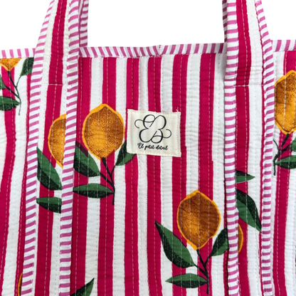 Bolsa algodón limones