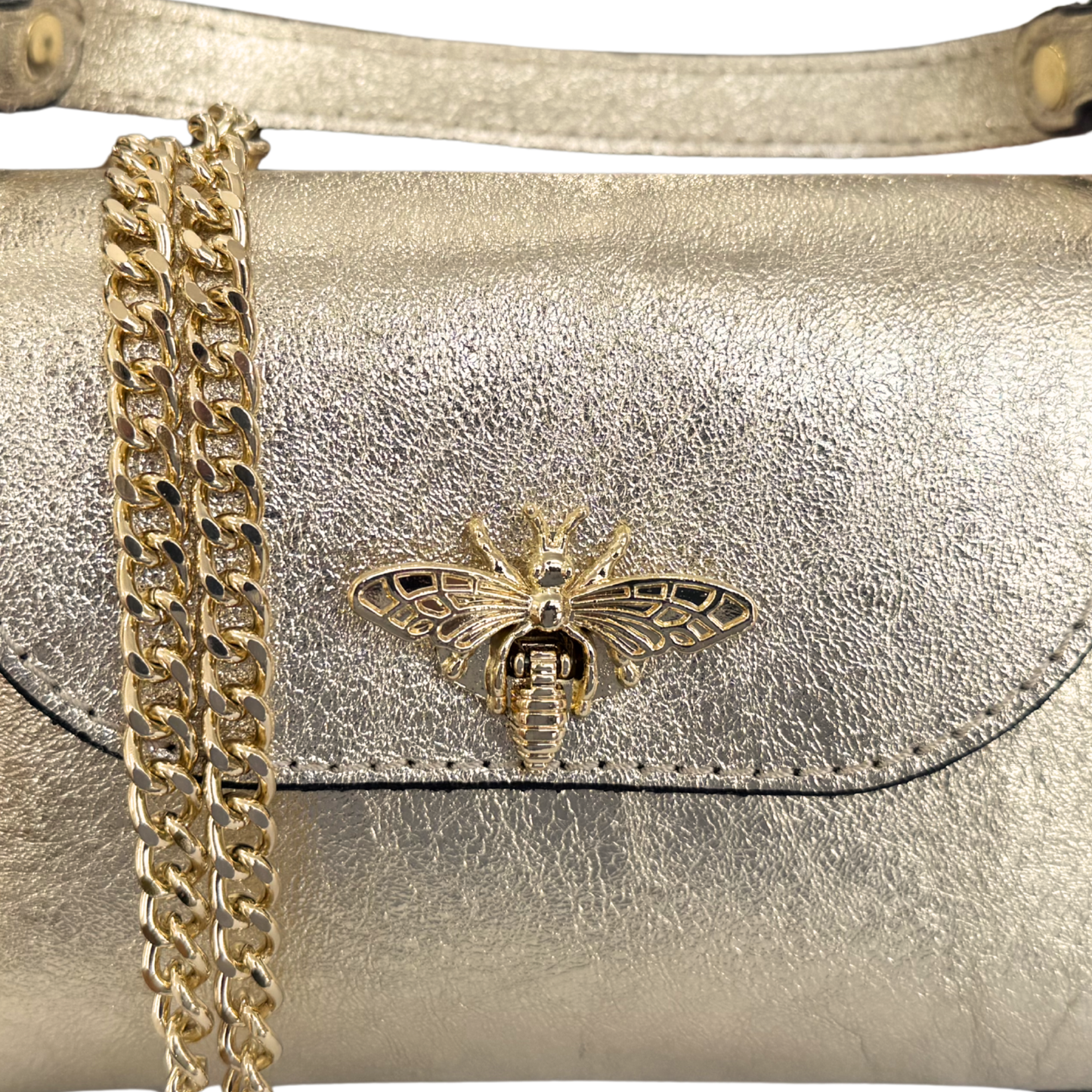 Bolso de piel petit abeille