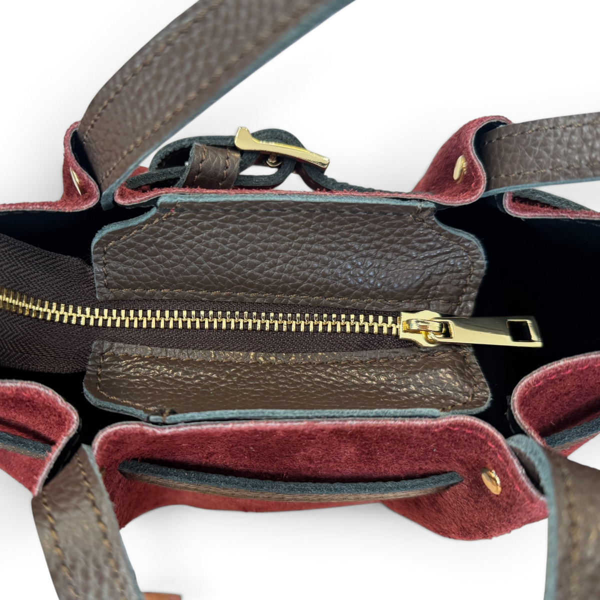 Bolso piel cinturón