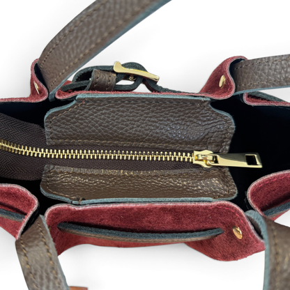 Bolso piel cinturón