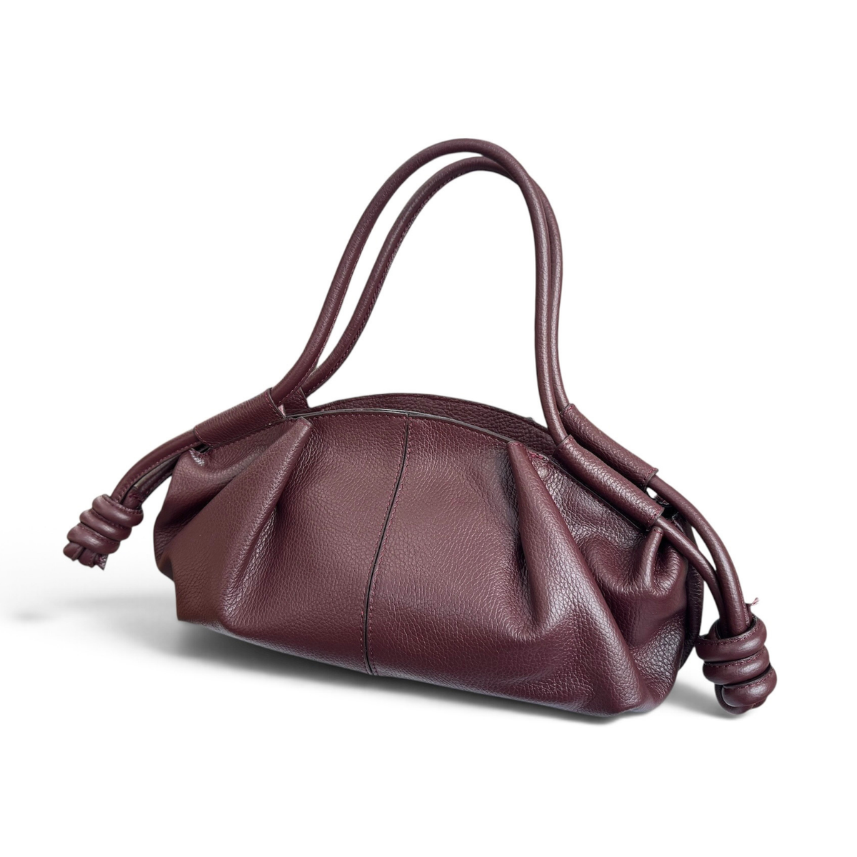 Bolso piel nudos