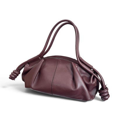 Bolso piel nudos