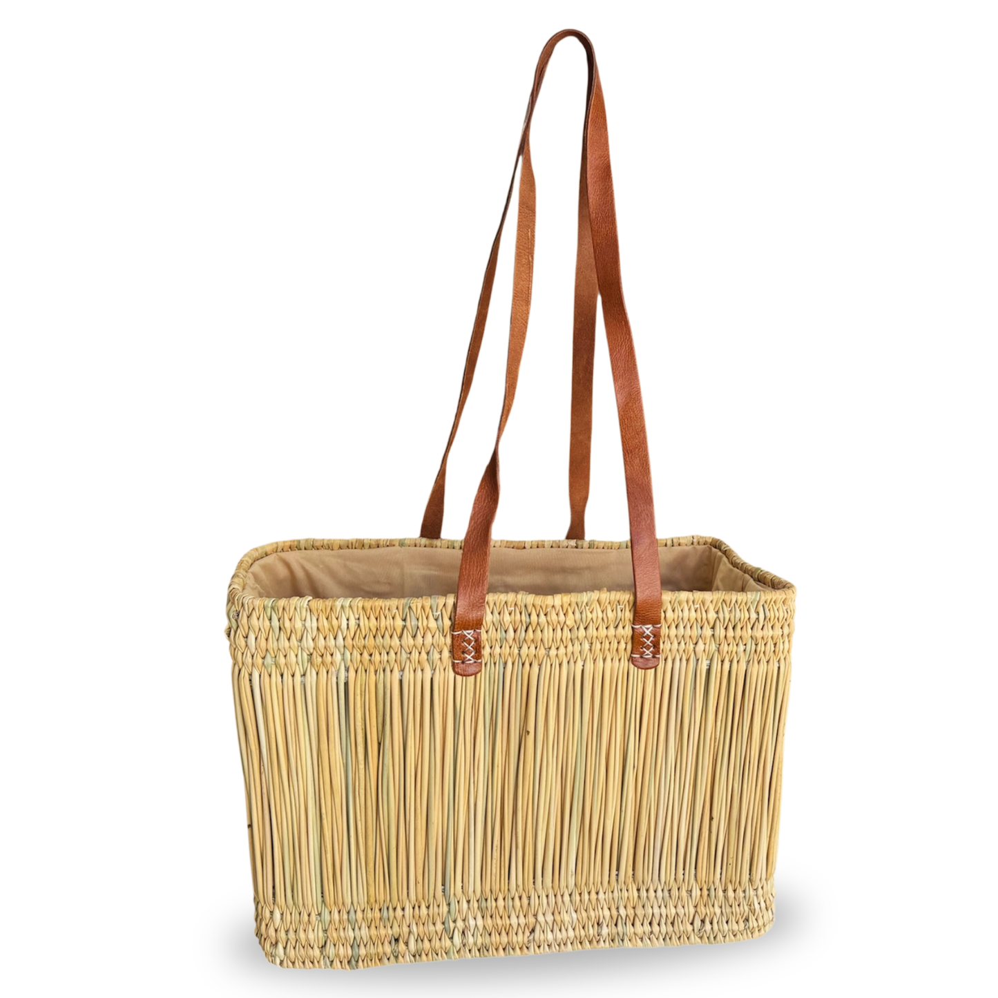 Cesta juncos natural