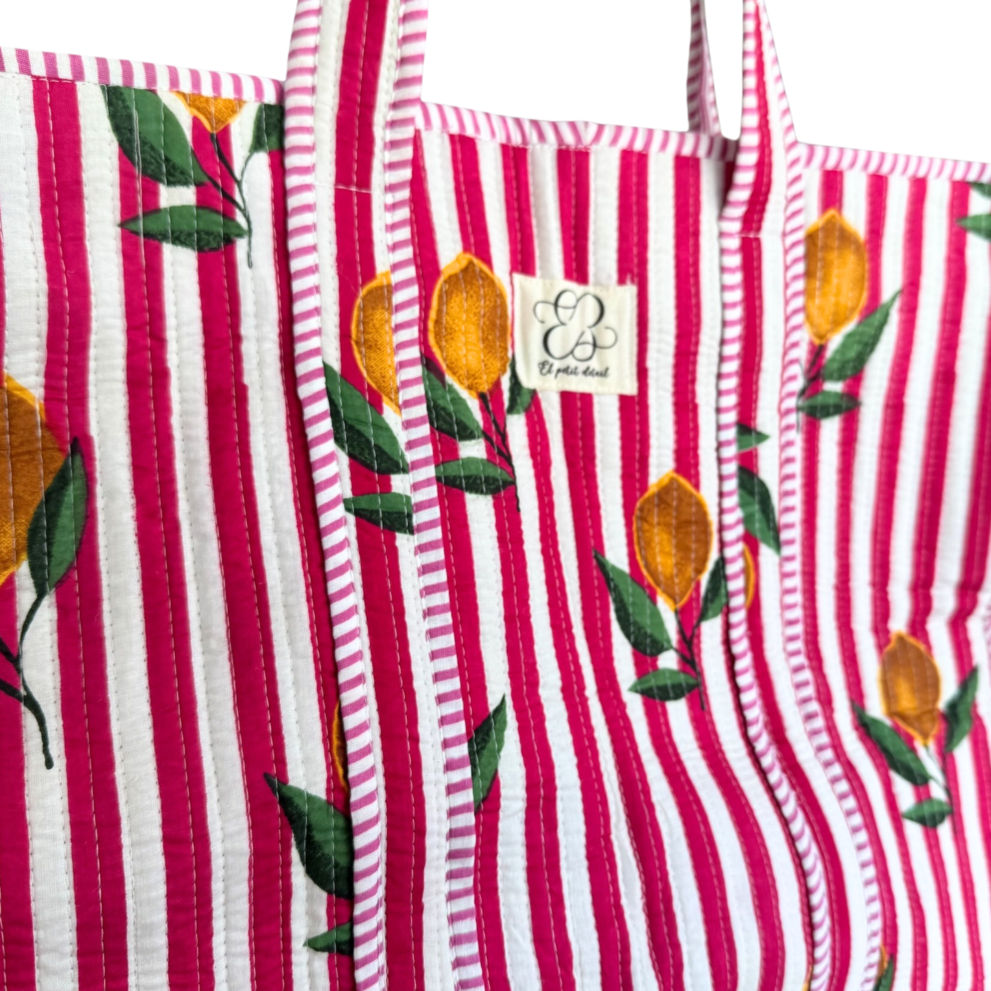 Bolsa algodón limones