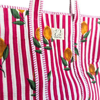 Bolsa algodón limones