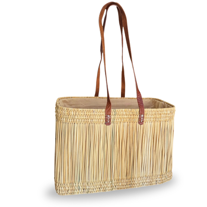 Cesta juncos natural