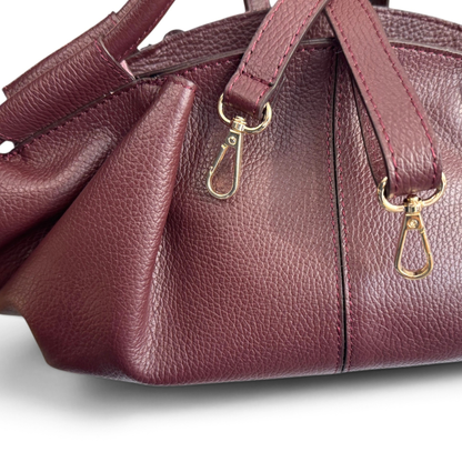Bolso piel nudos