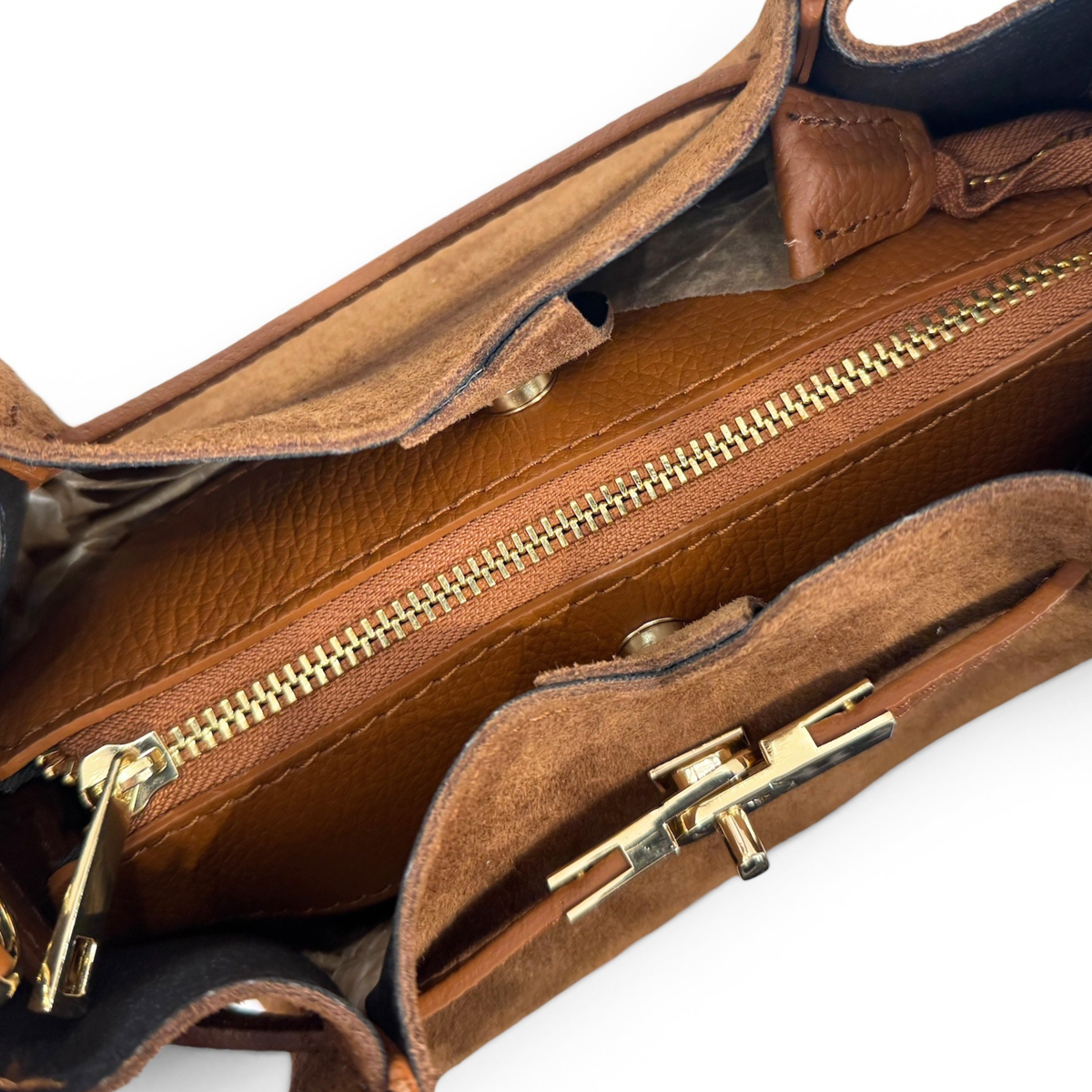 Bolso piel v