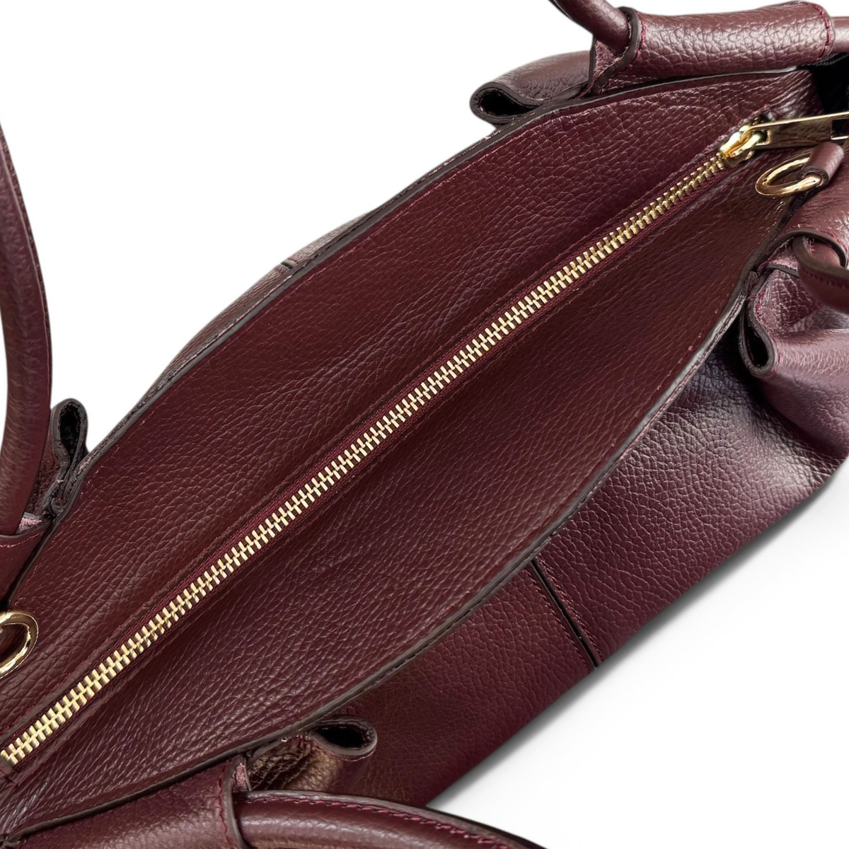 Bolso piel nudos