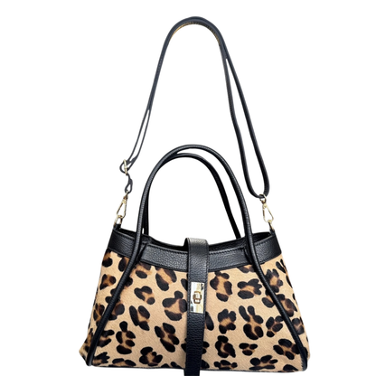 Mini baul print piel