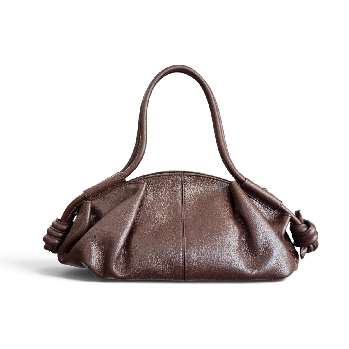 Bolso piel nudos