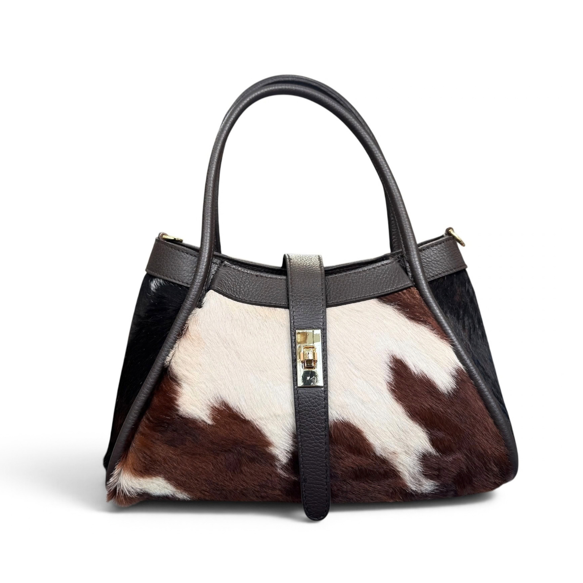 Mini baul print piel