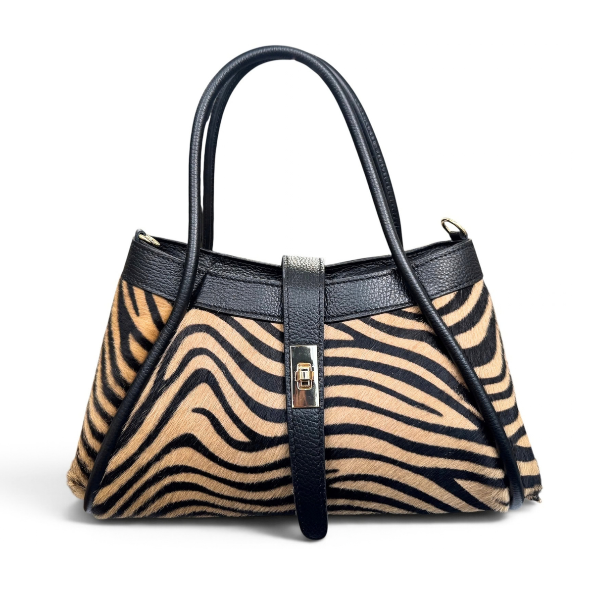 Mini baul print piel