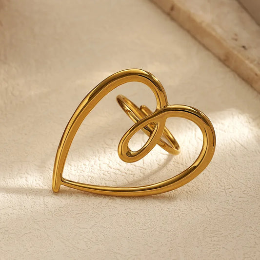 Anillo gran corazón