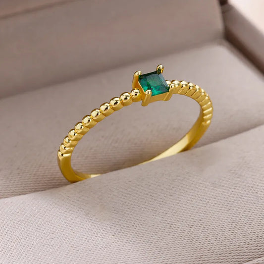 ANILLO MINI ESMERALDA