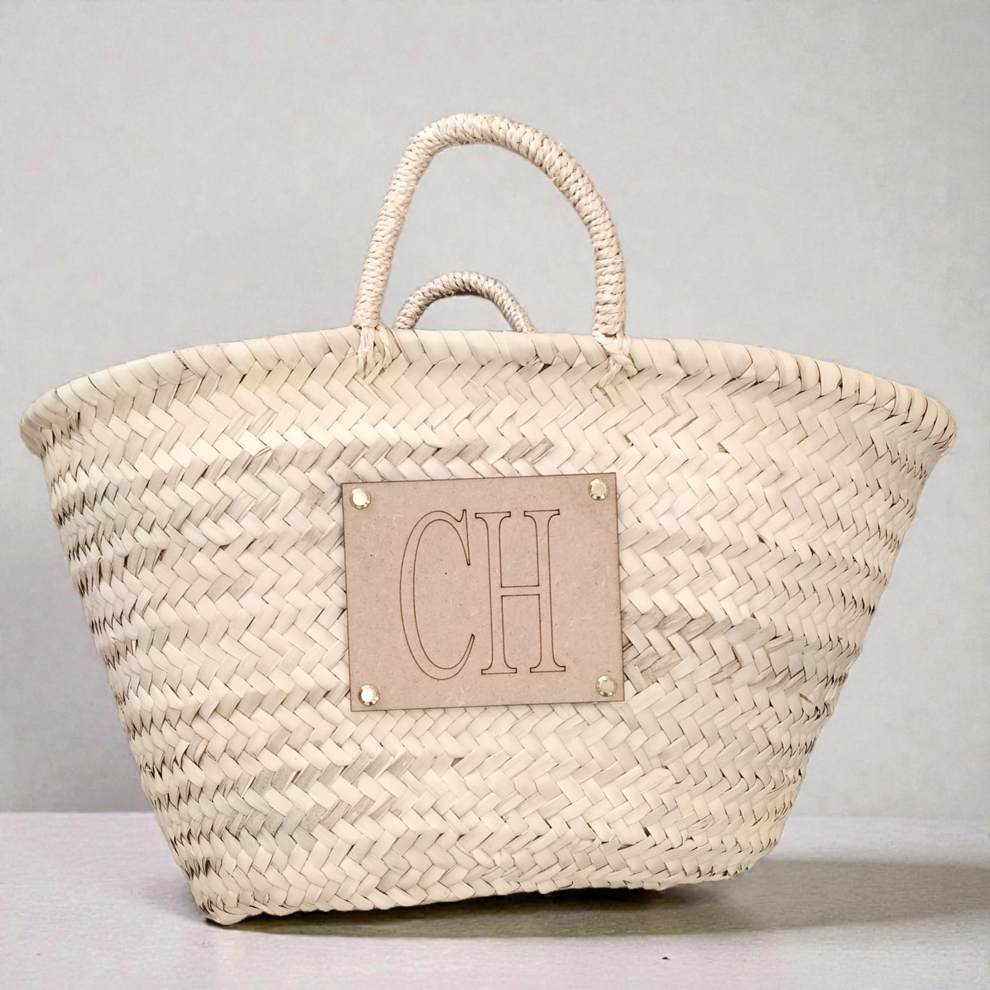 Cesto de palma para personalizar