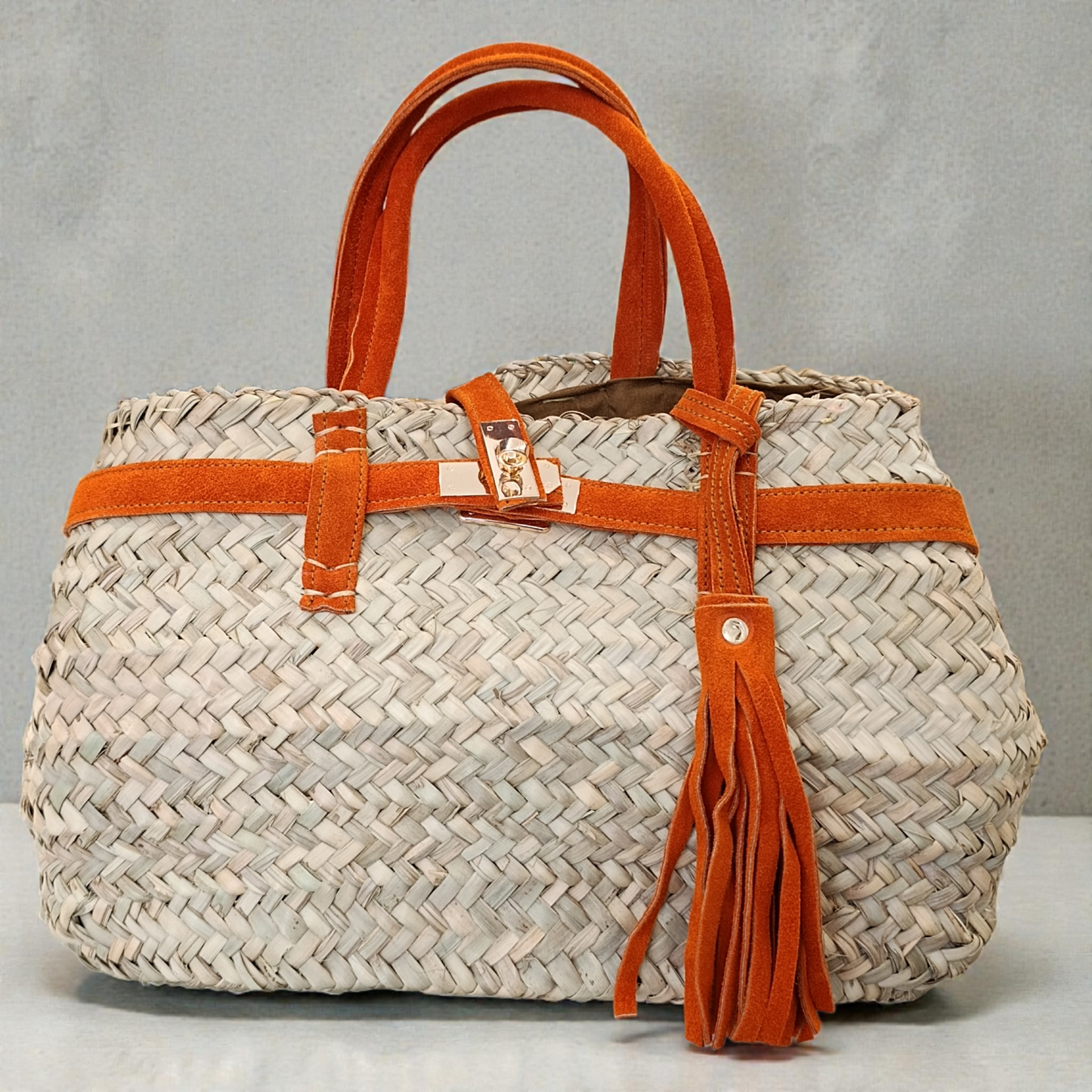 Mini Birkin de palma