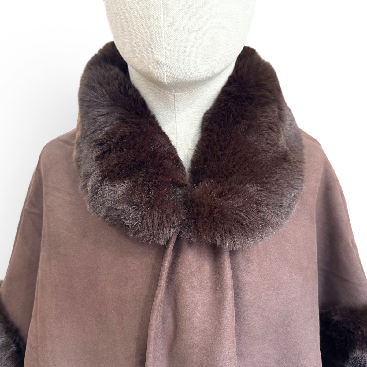 Poncho de pelo