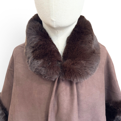 Poncho de pelo