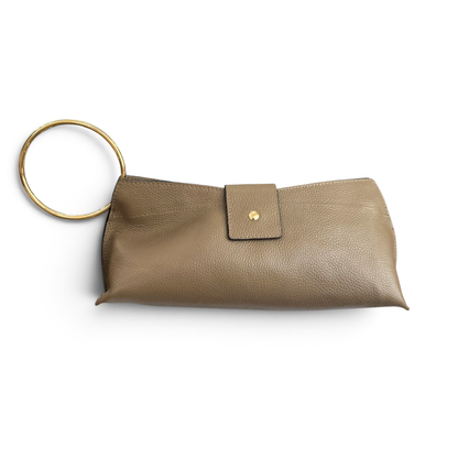 Bolso anilla piel