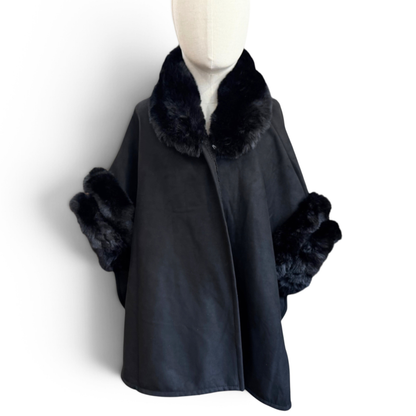 Poncho de pelo